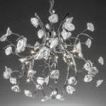 Rosabianca di Marino Cristal lampadario 12 luci G.4 art. 30214