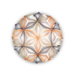 Slamp La Vie Plafoniera colore Ambra d.50