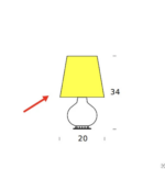 Fontana Arte Fontana Small Lampada da tavolo 1 luce E27 + 2 luci G9 H 34 cm - immagine 3