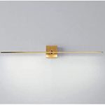 Icone Luce ORIZZONTE 70 Lampada parete Foglia oro