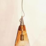 GENIUS di La Murrina Sospensione in vetro di Murano Topazio Ambra