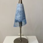 GENIUS PB di La Murrina da tavolo Mont. nikel vetro pervinca h.50 d.14 - 1 luce E.14