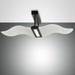 FENICE Plafoniera di Fabas Luce 3674-65-101 nero