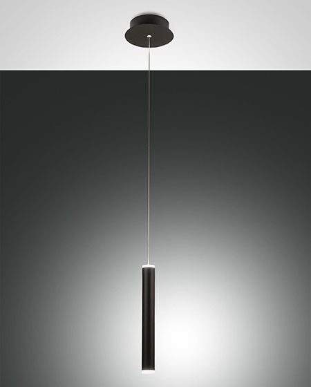 PRADO Sospensione di Fabas Luce 6,5W led 3685-40-101 nero