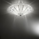 21/45 Plafoniera di Italamp 3 luci Montatura cromo