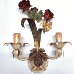 A.5105/2 Applique 2 luci di Passeri International dec. pastello