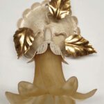 A.6560/1 Applique 1 luce di Passeri International dec. bianco e oro