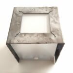 Sydney 150/1AP-S di GIBAS Applique 1 luce G.9 decoro argento C.87