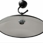 BAJA 902 Plafoniera in metallo decoro antracite di Gibas d.40