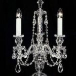 325017 Candeliere in cristallo di Boemia di Marino Cristal 2 luci