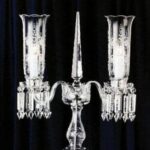 325153 Candeliere in cristallo di Boemia di Marino Cristal 2 luci