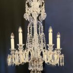 125248 Lampadario in cristallo di Boemia di Marino Cristal 6 luci