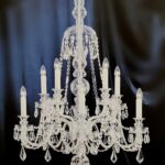 125251 Lampadario in cristallo di Boemia di Marino Cristal 10 luci