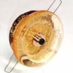 6725/F di Porreca Faretto da incasso  vetro ambra 12V