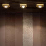 VE 855 Faretto da incasso in ottone dorato Masiero Emmepi light