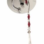 6707/F di Porreca Faretto da incasso Niagara strass Swarovsky rosso 12V