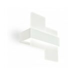 BUNNY A28 Applique LED in metallo verniciato bianco 30 watt 2850 lumen 3000k 4000K