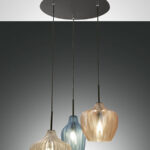OLBIA Lampadario 3 luci Fabas Luce 3725-47-363