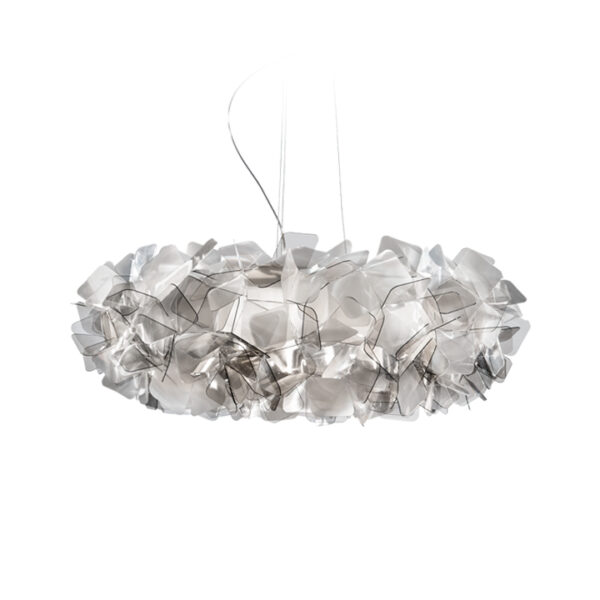 SLAMP CLIZIA SUSPENSION FUME' LARGE Ø78 CM. 4 LUCI E.27