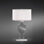 8010 Lume di Italamp in cristallo 1 luce E.14 Paralume ovale