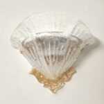 ITALAMP applique art.72 APP Murano decoro cristallo graniglia mont. oro RS7