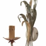 10.285 Applique Lotti dec. decapè e verde 1 luce E.14