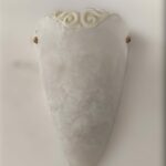 2058 applique di Prearo vetro scavo 1 luce E.27