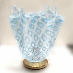 Macramè di La Murrina lampada da tavolo vetro Murano azzurro 1 luce E.14