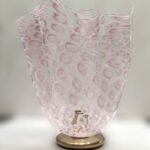 Macramè di La Murrina lampada da tavolo vetro Murano rosa 1 luce E.14
