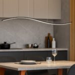 LIL WAVE SOSPENSIONE 1 LUCE NERO 24W 3000/4000K - immagine 4