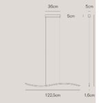 LIL WAVE SOSPENSIONE 1 LUCE NERO 24W 3000/4000K - immagine 7