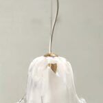 Sospensione 655 S20 bianco di La Murrina in vetro di Murano 1xE14