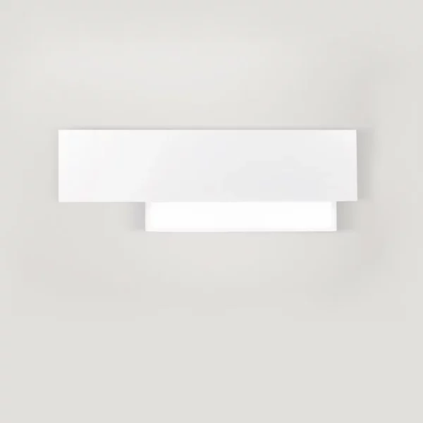 DOHA AP Applique alluminio bianco e metacrilato Gea Luce 15W 3000K