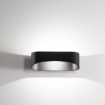 Applique Drappo Isyluce 932B LED 20W 3000K nero