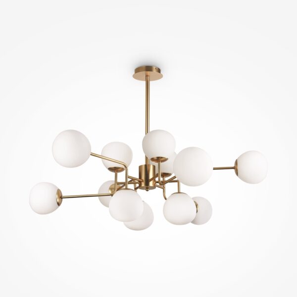 Maytoni Erich Lampadario oro satinato 12xE14