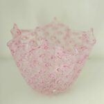 Macramè centro tavola in vetro di Murano di La Murrina Rosa