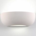 Applique Semiquarto Isyluce 610/11/12 bianco in 3 dimensioni