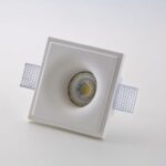 803 faretto Isyluce quadrato di gesso da incasso a soffitto a scomparsa gu10 220v