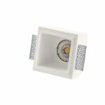 807 faretto Isyluce quadrato di gesso da incasso a soffitto a scomparsa gu10 220v