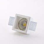 813 faretto Isyluce quadrato di gesso da incasso a soffitto a scomparsa gu10 220v