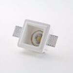 815 faretto Isyluce quadrato di gesso da incasso a soffitto a scomparsa gu10 220v