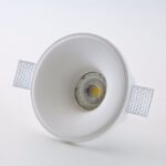 817 faretto Isyluce quadrato di gesso da incasso a soffitto a scomparsa gu10 220v