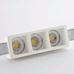819 faretto Isyluce di gesso da incasso a soffitto a scomparsa gu10 220v