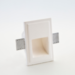 822 faretto Isyluce in gesso, incasso a scomparsa gu10 220v