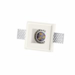 833 faretto Isyluce di gesso da incasso a soffitto a scomparsa gu10 220v