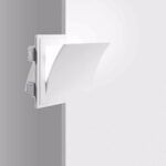 845 faretto Isyluce in gesso da incasso a scomparsa gu10