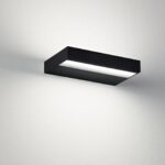 Applique Isyluce plate duplex 962B LED 15W 3000/4000K nero