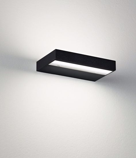 Applique Isyluce plate duplex 962B LED 15W 3000/4000K nero