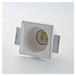 811 faretto Isyluce quadrato di gesso da incasso a soffitto a scomparsa gu10 220v
