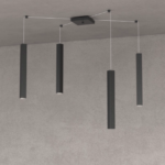 Square Tube Lampada a Sospensione di Top Light 1173/S4 in diverse colorazioni